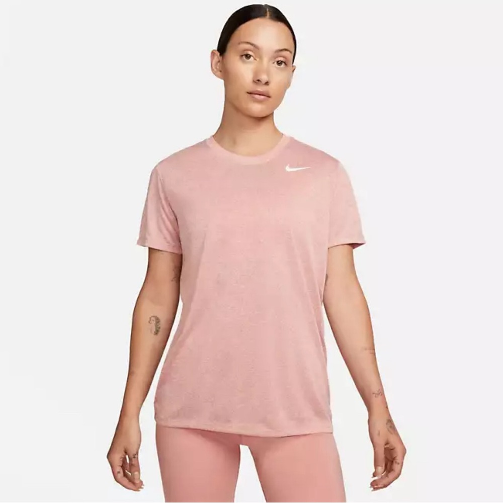 Nike Women's Dri-FIT Legend T-shirt, Small, Light pink